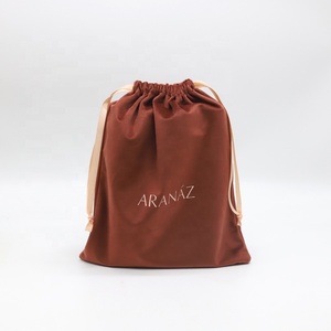 Tùy Chỉnh Mượt Nhung Dây Kéo Túi Sinh Thái May Lưu Trữ Bao Bì Túi Nhung Giày Bụi Túi - Product Image 4