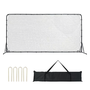 Rebondisseur de football 12x6FT avec sac de transport pour entraînement extérieur, contrôle du ballon, <span class=keywords><strong>filet</strong></span> de rebond pour le football - Product Image 3