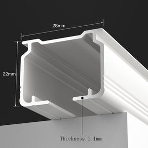 Hot Sale in Saudi Arabia Snake Tape Track Curtain Rail Ripple Fold S Wave Curtain Rails S Wave Curtain Track - Product Image 2