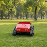 Tondeuse à gazon sans fil 4 temps à essence avec GPS, outil de jardinage domestique, tondeuse autotractée avec télécommande, portée 300-500m en option