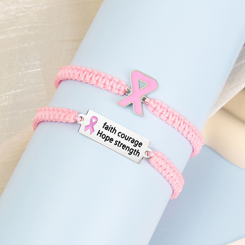 Breast Cancer Bracelets Awareness and Hope in Every Strand