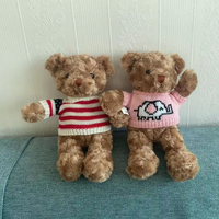 Boneka Hewan Bordir Dingbolai yang Dapat Dikustomisasi, Lucu, Kartun, Tahan Lama, 28cm, Bahan Plush Lembut, Isi Kapas PP Super Lembut, untuk Hadiah Ulang Tahun, Penghilang Stres