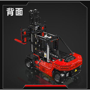 รถยกของเล่นยี่ห้อ Yuxing รุ่น King Engineering Forklift 17044-45 แบบไฟฟ้าบังคับวิทยุ ของเล่นตัวต่อพลาสติก ของขวัญสำหรับเด็กอายุ 13-14 ปี - Product Image 4
