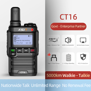 Ksun CT16 xách tay cầm tay Walkie Talkie <span class=keywords><strong>4</strong></span> gam LTE PoC Mạng PTT hai cách phát thanh 5000km Thông tin liên lạc - Product Image 2