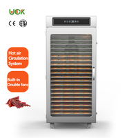 UCK LT-38-18 Digitale Besturing 304 RVS 20-Vaks Voedsel Groente Dehydrator Machine Kokos Mango Droger 110-240V Energie