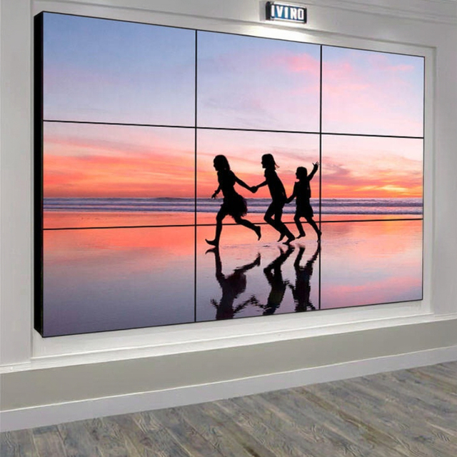 46 Inch samsung Seamless Lcd Video Wall 4x2 Lcd Display Screen 4x4 Video Wall Controller