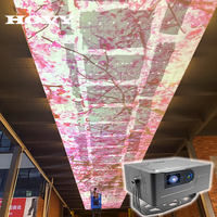 Nouvelle série de murs de projection interactifs, écrans de projection holographique, projecteurs laser adaptés aux centres commerciaux