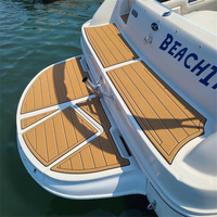 Tapis de plateforme de bain pour bateau Sea Ray 225 Weekender 2001, en mousse EVA imitation teck, style SeaDek MarineMat, auto-adhésif