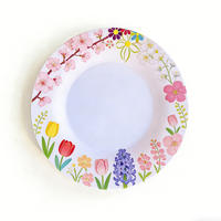 Ensemble de vaisselle en mélamine 30 pièces, collection de vaisselle, emballé dans une boîte de couleur florale