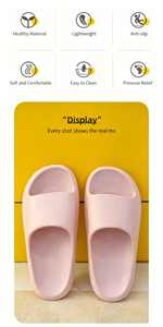 Pantuflas <span class=keywords><strong>de</strong></span> Moda Impermeables con Logotipo Personalizado EVA, Pantuflas Transpirables con Amortiguación Suave para Descanso Después <span class=keywords><strong>de</strong></span> la Competencia - Product Image 4