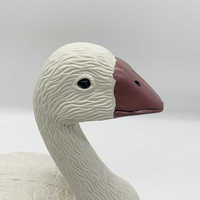 Décoy de cygne flottant blanc, décoy d'oie pour la chasse aux oiseaux aquatiques, décoration de bassin et de jardin, dissuasif pour oiseaux, ornement réaliste pour oiseaux aquatiques