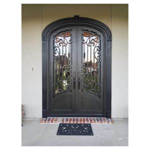 An Ninh Cao Rèn Sắt Cổng Với Chống Cắt Thanh Cho Ngân Hàng Lối Vào Bảo Vệ Tối Cao Thiết Kế Rắn Xây Dựng Rèn Sắt Cổng - Product Image 3