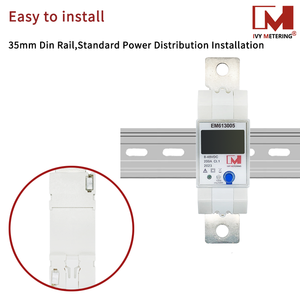 <strong>LCD</strong> <strong>Display</strong> 2 Channels DC Energy <strong>Meter</strong> RS485 <strong>MODBUS</strong>-RTU 35mm Din Rail for Power Monitor - Product Image 6