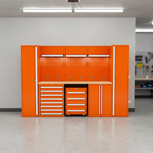 Banc de travail d'atelier 2026 à succès avec rangement, armoire à outils métallique robuste pour réparation mécanique et garage - Product Image 5