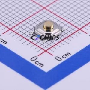 TS-1087S-02026 Tactile Switch SMD,5.2x5.2mm Switch Single Pole Single Throw Round Button Vertical Mount 5.2mm - Product Image 1