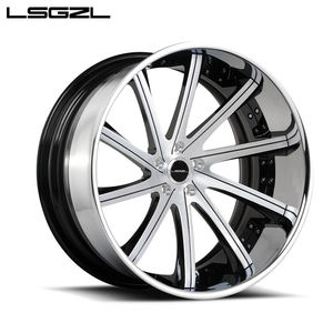 Jante de voiture personnalisée 17 18 19 20 21 22 28 pouces 17 pouces 5x120mm jantes en alliage étape lèvre T6061 jantes de voiture en alliage d'aluminium pour voiture de luxe - Product Image 3