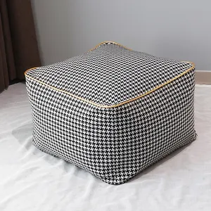 Soft Memory Cotton Large Round Beanbag Cover Living Room Giant Game Bean Bag Sofa Chairs