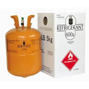 Fabbricazione fornitore n-butano gas refrigerante r600a r600 600 600a 99.9% purezza in idrocarburi e derivati condizionatore d'aria