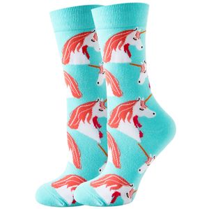 Chaussettes fantaisie amusantes et mignonnes en gros, motifs animaux et aliments, personnalisées, colorées, en coton, OEM, unisexes, confortables et joyeuses - Product Image 6