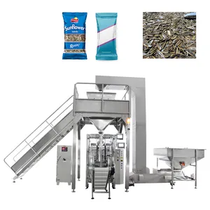 Full Automatic Multifunction Nut Bean Rice Popcorn Grain Filling Forming Hot Seal Packing Vertical Packaging Machine For Granule