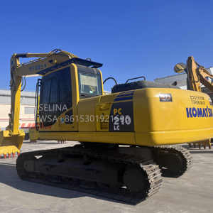 Excavatrice Komatsu PC210 d'occasion, modèle 2023, avec moteur, réducteur et pompe d'origine, à vendre à Shanghai, matériel de terrassement - Product Image 5