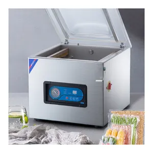 Mini máquina de sellado de alimentos al vacío de cocina, máquina industrial de envasado de té al vacío de carne, máquina selladora al vacío de alimentos