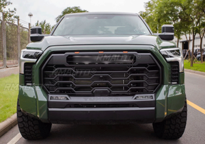 สำหรับ TOYOTA Tundra 2022-2024 อุปกรณ์ตกแต่งรถยนต์ กระจังหน้าทรงสปอร์ต ชุดแต่งตัวถังรถยนต์ กระจังหน้ากันชนหน้า อะไหล่ตกแต่ง - Product Image 5