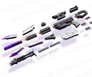 Nouveau best-seller : <span class=keywords><strong>Lanceur</strong></span> de balles souples en EVA à déformation automatique pour l'extérieur/l'intérieur, meilleur cadeau, modèle de pistolet jouet DIY pour garçon - Product Image 4