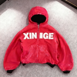 Sudadera con Capucha 2026, Nueva, Personalizada, con Bordado y Estampado, Oversize, de Felpa Transpirable, Estilo Retro, Teñida con Spray, Desgastada, de 450 g/m² - Product Image 1