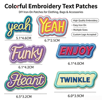 Patchs de vêtements en patchwork autocollants et sans couture pour la réparation des trous, avec des patchs brodés.