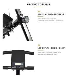 Appareil de marche sur les marches pliable avec compteur numérique pour l'entraînement complet du corps en intérieur - Product Image 5