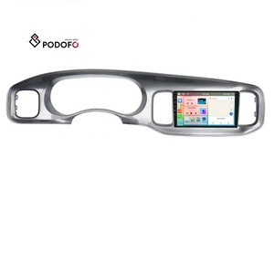 Podofo 2 DIN Android Xe Stereo 9 ''4 + 64G Xe Đài Phát Thanh Không Dây Carplay Android Tự Động Cho Dodge Sạc 2011-2014 Ips DSP Wifi <span class=keywords><strong>Rds</strong></span> - Product Image 1