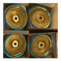 Jantes de voiture chromées de luxe à rayons dorés 13x7 22 24 26 pouces 5x114.3 pour Lowrider