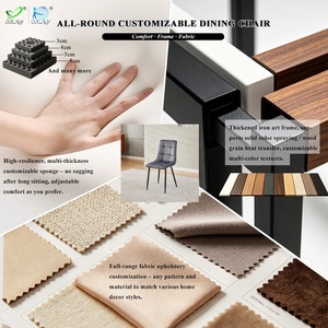 <span class=keywords><strong>Chaise</strong></span> de salle à manger OKAY, <span class=keywords><strong>chaise</strong></span> de restaurant professionnelle, moderne, prix promotionnel, tissu confortable - Product Image 2