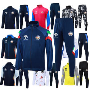 Tuta da Calcio Club Spagnolo Nuovo Design Ingrosso Tuta da Allenamento Calcio Manica Lunga Giacca da Calcio Argentina Giacca da Allenamento Calcio - Product Image 3