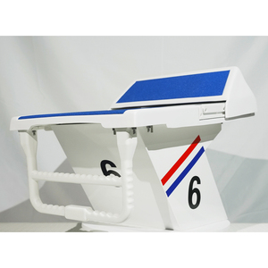 Chuyên nghiệp có thể điều chỉnh góc hồ bơi bắt đầu khối chống trượt rãnh cạnh tranh thiết bị bơi tiêu chuẩn - Product Image 1