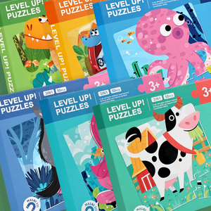 Livre de puzzle éducatif en papier cartonné pour animaux de voyage en voiture 3 en 1, puzzle pliable de dessin animé, puzzles magnétiques pour tout-petits - Product Image 4