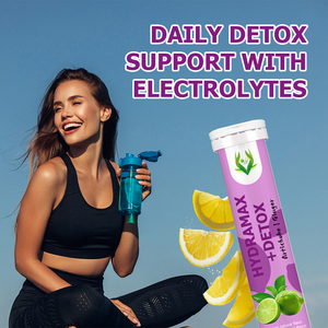 Private Label OEM Hydramax Detox Effervescent Tablets Lemon Natural Flavor with Artichoke Support Daily Detox Tablets - Product Image 2
