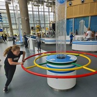 Jeu scientifique interactif multijoueur Air Lift Ball à propulsion pneumatique en PVC pour événements, location, musées, salons professionnels, carnavals