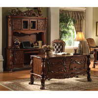 Ensemble de table à manger traditionnelle indienne en bois avec chaise à coussin LONGHAO Usage domestique