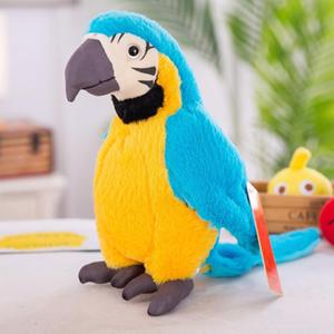 Juguete de simulación ponderado con adorno de pájaro <span class=keywords><strong>guacamayo</strong></span> de peluche al por mayor <span class=keywords><strong>y</strong></span> regalo de cumpleaños del Día del Niño para niñas relleno de algodón PP - Product Image 6