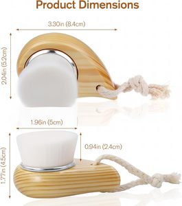 Cepillo Limpiador Facial Flexible de Venta al por Mayor de Fábrica, Dispositivo de Limpieza Facial Profunda - Product Image 3
