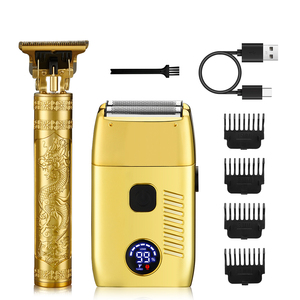 Afeitadora Portátil USB Recargable para Hombre, Cuchilla Recíproca para Afeitar la Barba, Kit de Cuidado Facial, Afeitadora Doméstica para Uso en el Hogar - Product Image 1