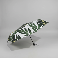 Parapluie imperméable à la pluie, mini parapluie pliable 3 sections pour adulte, ultra léger, imprimé numériquement, parapluie intelligent avec logo personnalisé