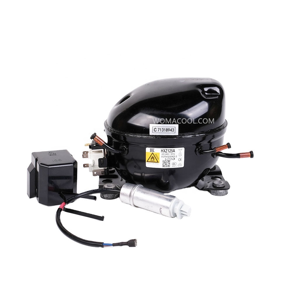 Zanussi ZEL HXZ125A 220-240V R600A 1/6HP Refrigerator Compressor