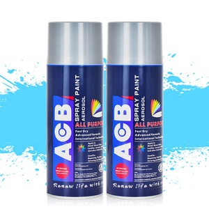 สีสเปรย์กันสนิม ACB สำหรับโลหะ ป้องกันการกัดกร่อน สีเงิน เหล็กเคลือบร้อน แบบมือหมุนและอัตโนมัติ - Product Image 1