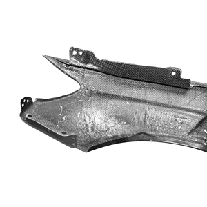 Garnitures de garde-boue avant en fibre de carbone véritable Style <span class=keywords><strong>TK</strong></span> pour Audi A3 S3 8V 2017-2019 A4 Garnitures de garde-boue - Product Image 6
