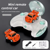 Mini Coche RC de Escritorio con Cámara, Escala 1:76, Diseño Plegable Todo en Uno, 2.4G Inalámbrico, Sin Interferencia, Uso Interior/Exterior, Cargador