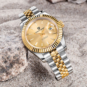 Montre <span class=keywords><strong>Pagani</strong></span> Design 1645 pour homme, mouvement japonais <span class=keywords><strong>NH35A</strong></span>, étanche 10 bars, montre mécanique automatique naturelle pour homme - Product Image 5