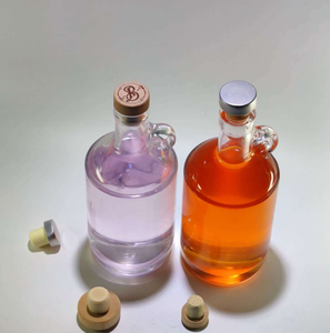 En stock poignée 750ml clair <span class=keywords><strong>Gin</strong></span> Whisky Vodka Rhum Tequila Bouteille en verre 700ml Brandy Spirits Huile d'olive Sirop d'<span class=keywords><strong>érable</strong></span> Bouteille en verre - Product Image 4